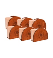 Peçetelik Ahşap Firma Logolu 6'lı Set Cafe Restoran İçin ''6 Adet Fiyatıdır'' 15cm x 12cm Firma Logolu veya boş alabilirsiniz