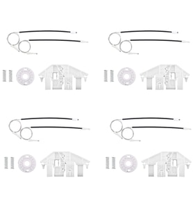 Peugeot 406 için Arka-Ön Cam Tamir Seti-Sağ-Sol-SET