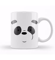 We Bare Bears Panda Face Kupa Bardak Porselen