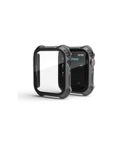 Apple Watch 7 45mm Uyumlu Tank Zırh Kasa ve Ekran Koruyucu Zore Watch Gard 10 (Siyah)