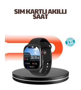 Telefon Bağımsız SIM Kartlı Akıllı Saat Nabız Ölçerli