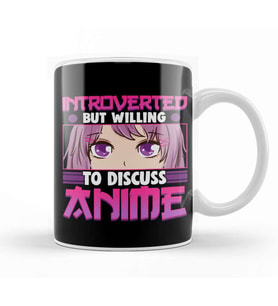 Cute Introverted But Willing To Discuss Anime Girl Kupa Bardak Porselen