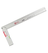 Fixonic B.H.D BHD00198 400mm/40cm Alüminyum L Marangoz Gönye/Su Terazili