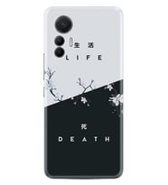 Xiaomi 12 Lite Kılıf Resimli Desenli Baskılı Silikon Life and Death 1339