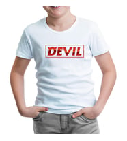 Super Junior - Devil Beyaz Çocuk Tshirt