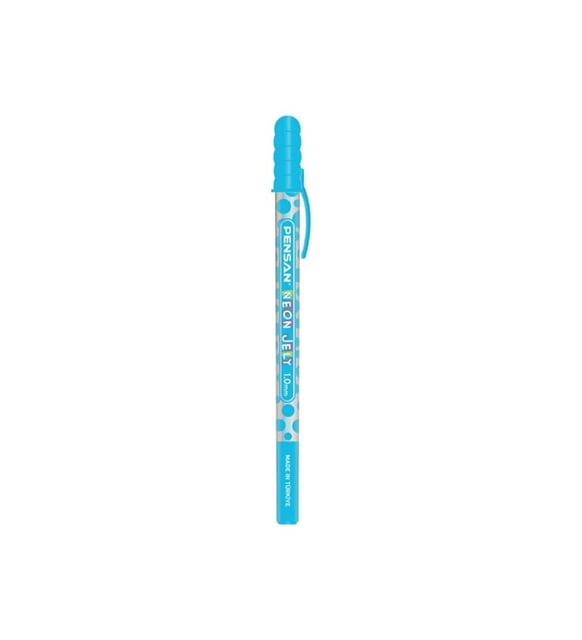 خودکار آبی  PENSAN 2801 Neon Gel Pen 1.0mm