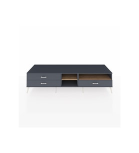 Kronos TV Ünitesi 2 Raflı 3 Çekmeceli  220x59x51 Antrasit-Çam/Antrasit