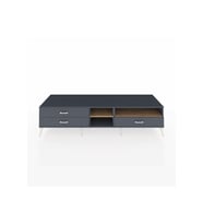 Kronos TV Ünitesi 2 Raflı 3 Çekmeceli  220x59x51 Antrasit-Çam/Antrasit