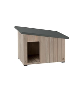 Argo 50 Kuzey Çamı Ahşap Köpek Kulübesi Small 58.5x42.5x44.5h Cm