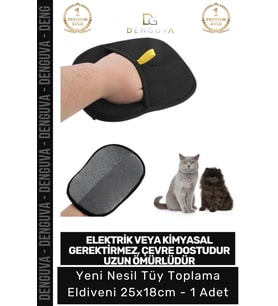 #TüyEldiveni Yeni Nesil Mikrofiber Kedi Köpek Evcil Hayvan Pratik Temizleme Toz Tüy Toplama Eldiveni
