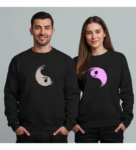 Sevgililer Günü Özel Kombin, 2 Ürün Bisiklet Yaka Sweatshirt