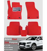 AUDİ Q2 (2020-2024) Uyumlu EVA Paspas Tam Set–Araca Özel,Su Geçirmez,Hızlı ve Kolay Montaj