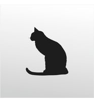 Folyo Sticker Kedi 100cm Uzunluk (Karışık)