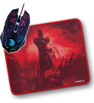 Polosmart PGM02 Gaming Mouse + Mouse Pad Kırmızı