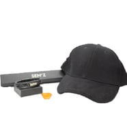 Özel Set SİYAH SADE ŞAPKA & DERİ ÖRGÜ BİLEKLİK