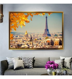 Altın Çerçeveli dekoratif tablo l1214 (Gold)