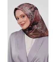 Levidor Kristal Eşarp D1 Siyah Pudra