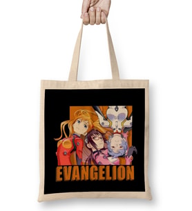Evangelion Angels Bez Çanta Uzun Saplı