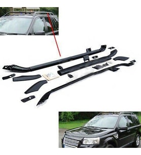 Land Rover Uyumlu Freelander -2007 Tavan Çıtası Oem Style Black