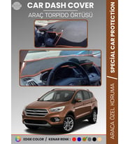 FORD KUGA (2015-2019) Torpido Örtüsü Ön Göğüs Torpido Koruma Tam Uyum Kaymaz Kolay Montaj