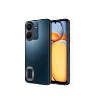 Xiaomi Redmi 13C Uyumlu Kılıf Kamera Korumalı Logo Gösteren Zore Omega Kapak