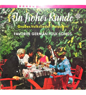 Von Gustav Kneip Für Chor Und Orchester – In Froher Runde Classic LP Plak (Karışık)
