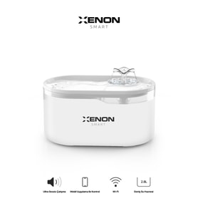Xenon Smart Akıllı Kedi Su Pınarı, Otomatik Su Çeşmesi, Wi-Fi Destekli Kedi Su Sebili