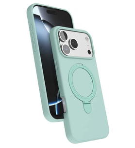 iPhone 17 Pro Regal Magsafe Standlı Kapak - Su Yeşili