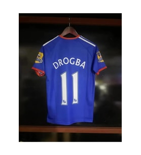 Chélséééa Didier Drogba Nostalji Forma / Retro Drogba Forma (Mavi)