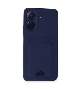 Xiaomi Redmi 13c Kılıf Kelvin Kartvizitli Silikon - Lacivert