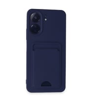 Xiaomi Redmi 13c Kılıf Kelvin Kartvizitli Silikon - Lacivert