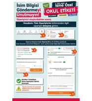 Okul Etiketi Black Pink Kalem Defter Etiketi Özel İsim Yazılabilen Etiket Seti - İsim Etiketi-T548-OE12