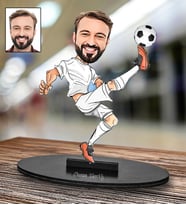 Kişiye Özel Futbolcu Tasarımlı Karikatür Biblo 116