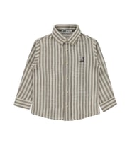 Civil Boys Çizgili Basic 2-5 Yaş Gömlek - Kahve