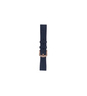Fro LW38-43 20 mm Hakiki Deri Düz Lacivert Kordon Gold Toka