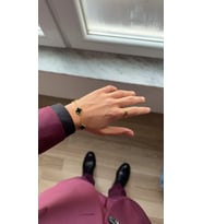 özel seri erkek gold yonca bileklik