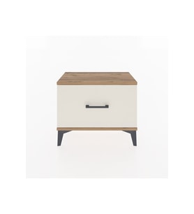Arges Komodin Tek Çekmeceli 60x30x48 Çam-Aytaşı