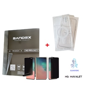 İphone 15 PRO Nano Ekran koruyucu HD HAYALET + MagSafe Şeffaf Kılıf