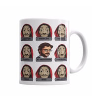 Serie La Casa de Papel Cidades Kupa Bardak Porselen