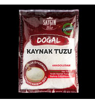 Saygın Tuz Rafine Edilmemiş Doğal Kristal Kaynak Tuzu - Sofra Tuzu / Öğütülmüş / İnce Taneli / Paketli 500 gr