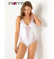 Modal Çıtçıtlı Fantezi Body (Beyaz)