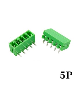 Geçmeli Klemens 5 Pin 3.81mm Erkek 90 Derece