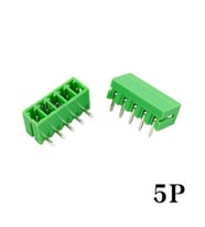Geçmeli Klemens 5 Pin 3.81mm Erkek 90 Derece