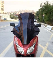 MOTOCAM Honda Forza 300 Ön Cam 2014-2017 Model 78cm Siyah Renkli 4mm Elcikli