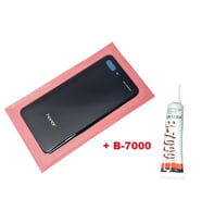 Tkgz Honor 10 Arka Pil Batarya Kapağı (CAM+B-7000) SİYAH