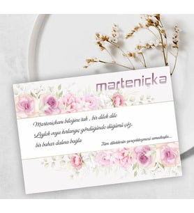 43 cici süsler organizasyon Marteniçka Kartı Cm 18 Adet Sadece Karttır