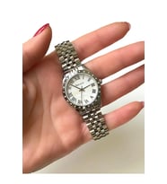 Ferrucci Silver Çelik Kordon Modern Tasarım Şık Kadın Kol Saati (Metal)