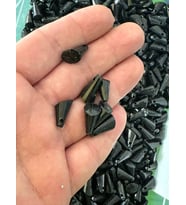 1.50 CM 50 ADET ASİMETRİK SİYAH TAKI BONCUĞU DİKİŞ GİYİM AKSESUARI