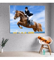 At ve Joker Temalı Kanvas Tablo 40x60