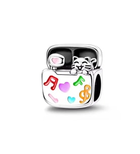 AirPods Kulaklık ve Kedicik Charm